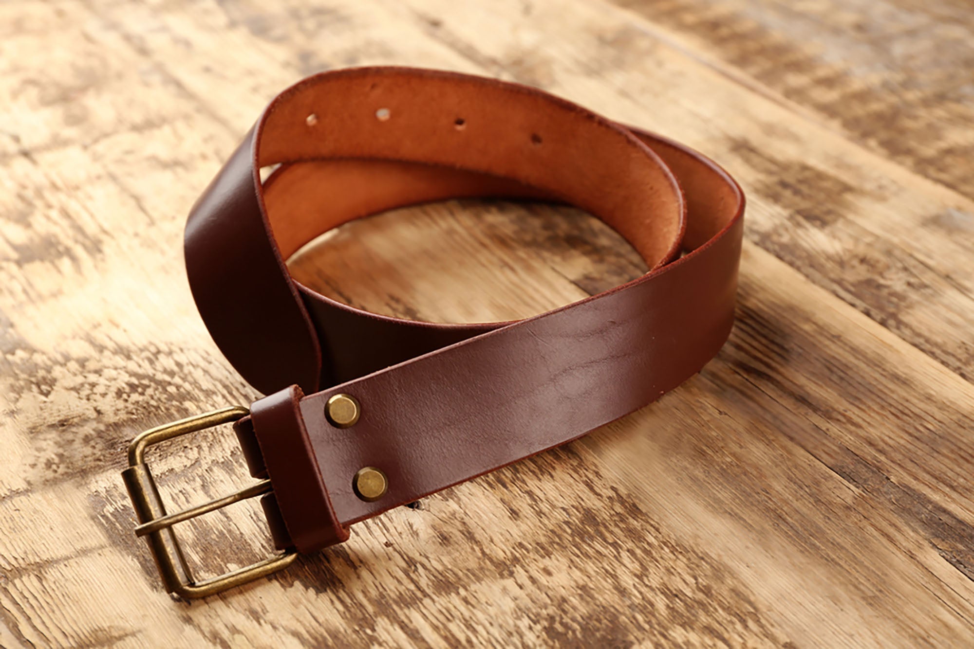 Men's Brown Leather Belts