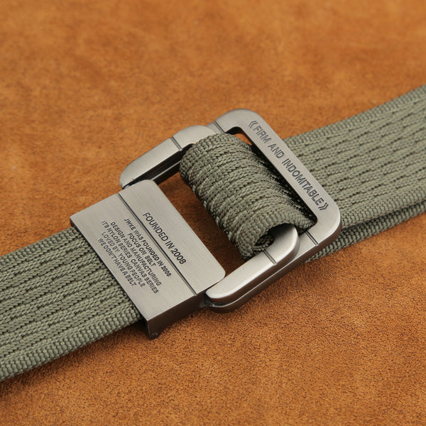Double Ring Buckle Canvas Belt