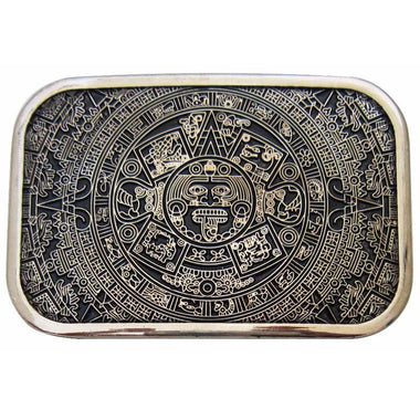 Aztec Calender  Belt Buckle