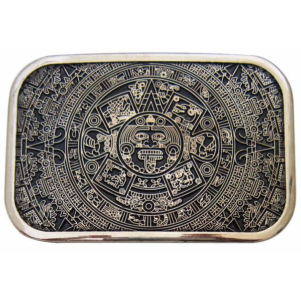 Aztec Calender  Belt Buckle