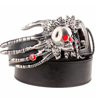 Rock Skull Buckle